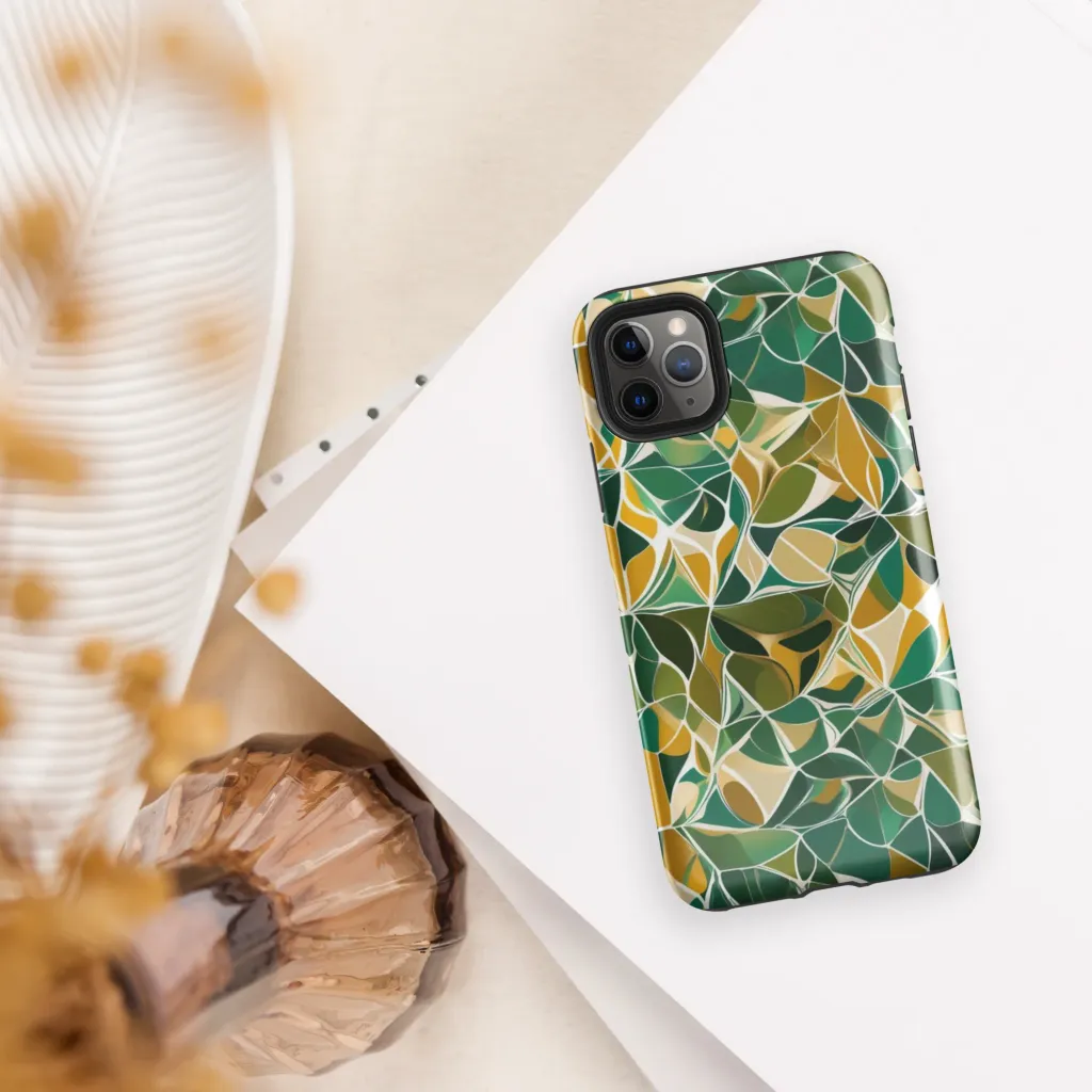 Olive Prism on Tough Case for iPhone® — Front