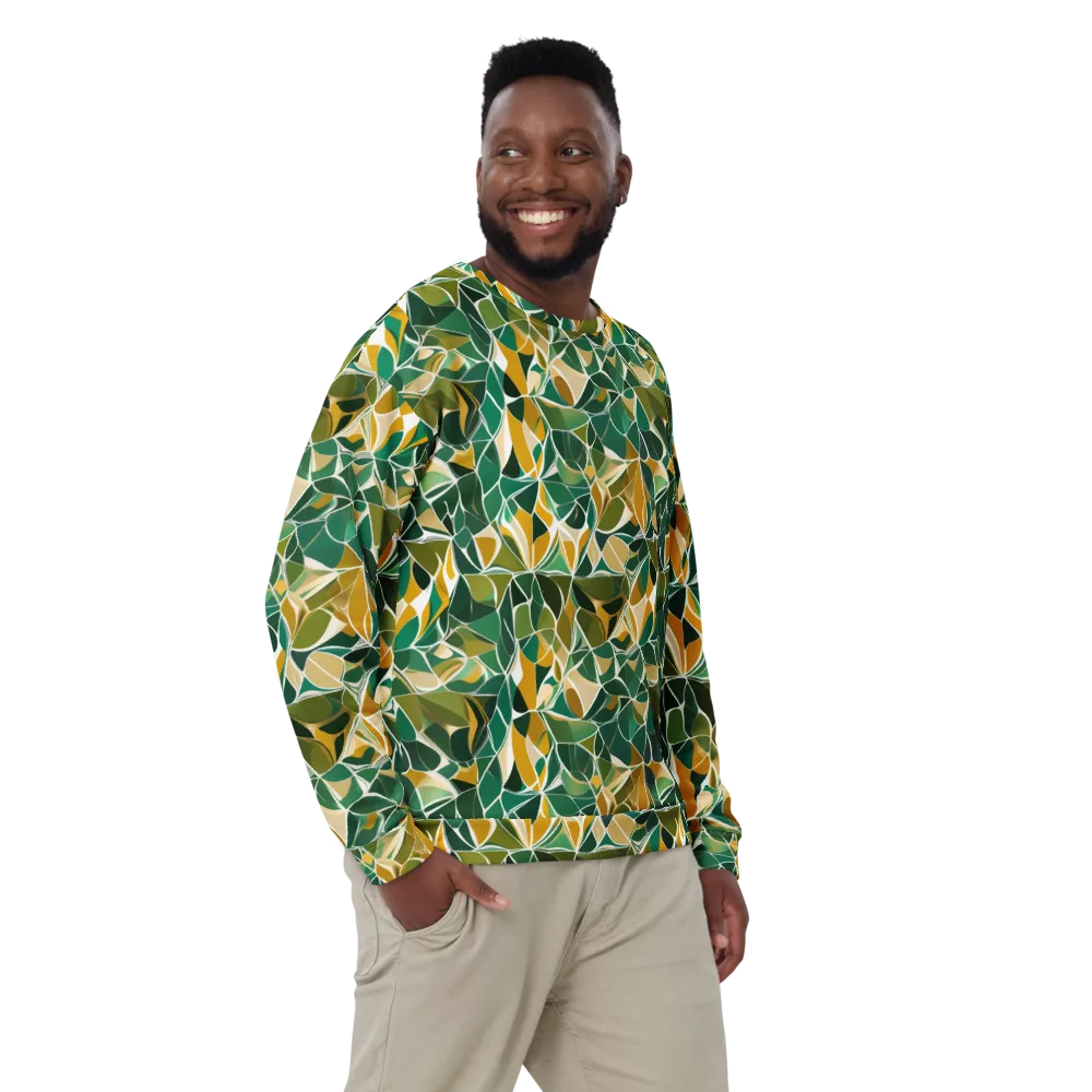 Olive Prism on Sweatshirt — Front