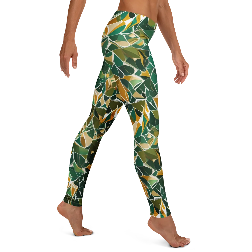 Olive Prism on Leggings — Right