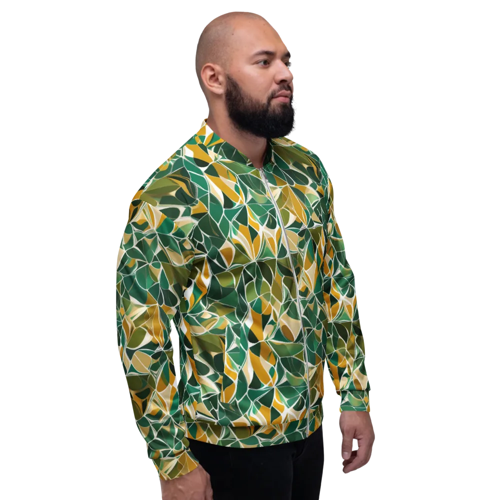 Olive Prism on Bomber Jacket — Right