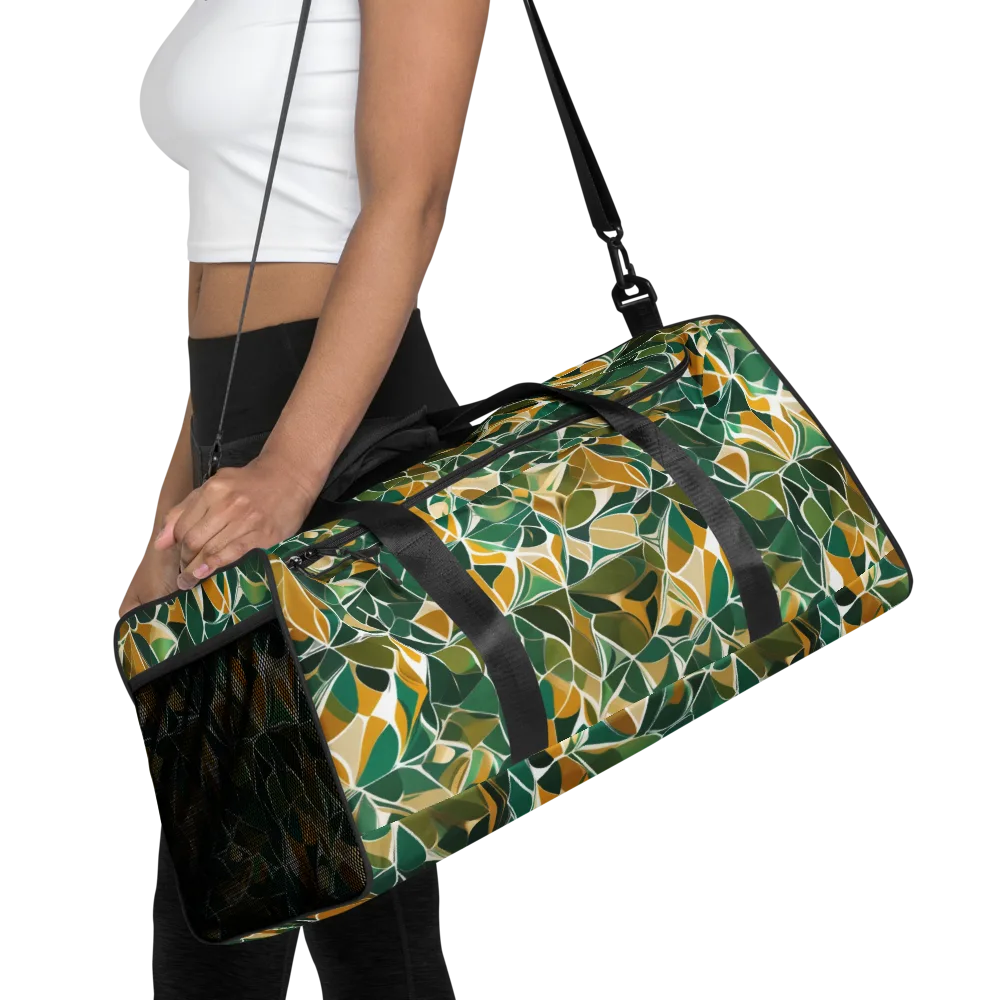 Olive Prism on Duffle Bag — Front