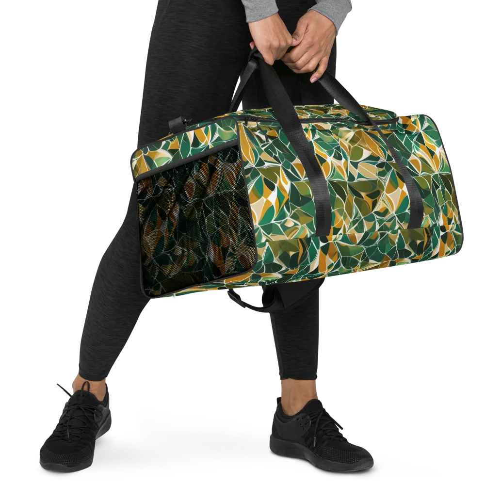Olive Prism on Duffle Bag — Right Front