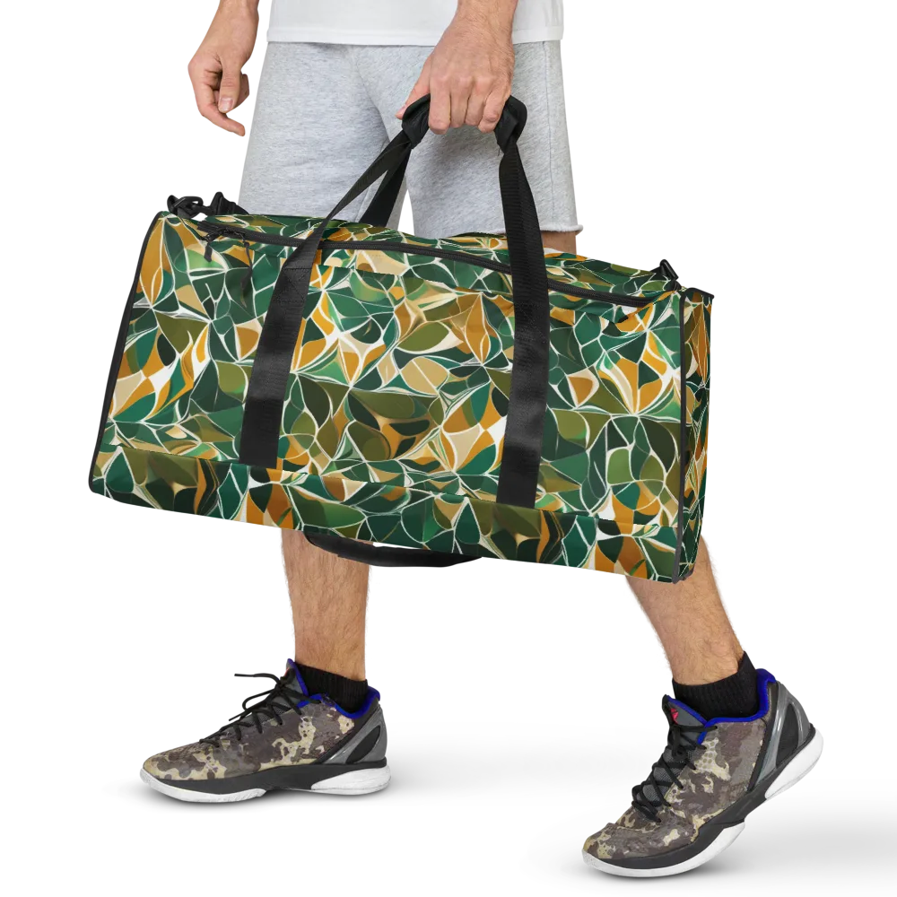 Olive Prism on Duffle Bag — Front