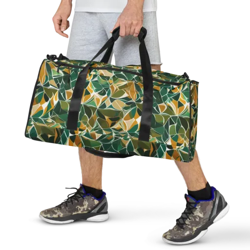 Olive Prism on a Duffle Bag