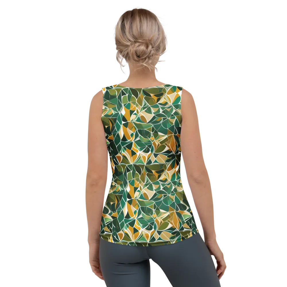 Olive Prism on Women's Tank Top — Back