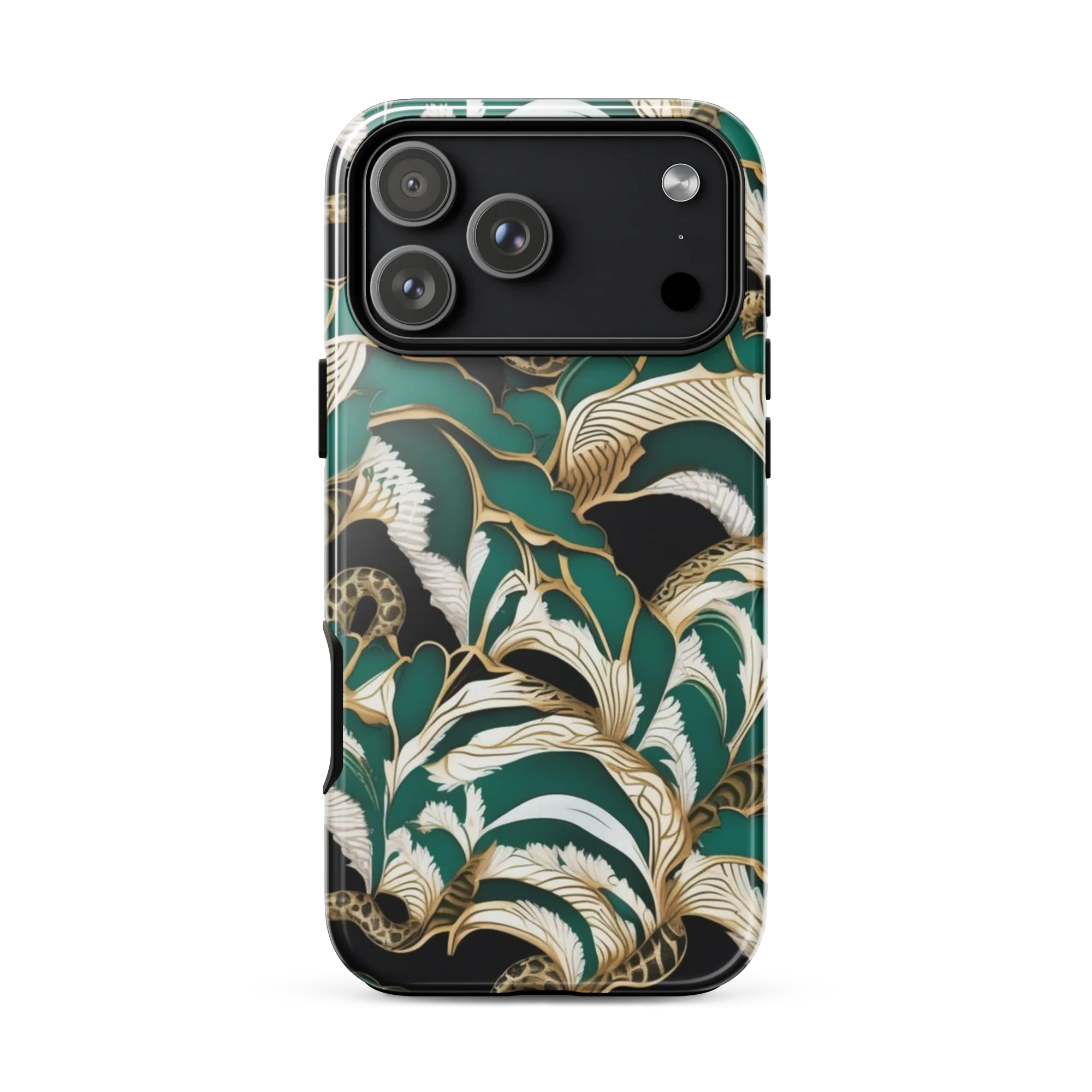 Emerald Serpent Garden on Tough Case for iPhone® — Front