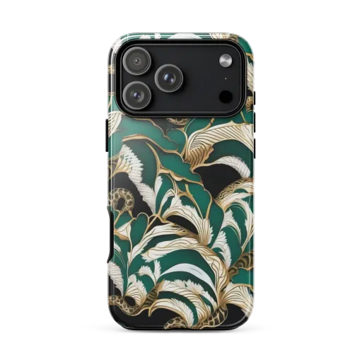 Emerald Serpent Garden on a Tough Case for iPhone®
