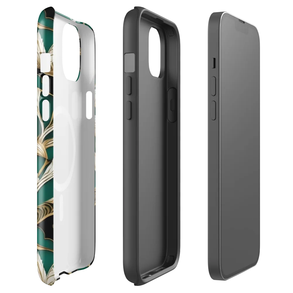 Emerald Serpent Garden on MagSafe Tough Case for iPhone® — Front