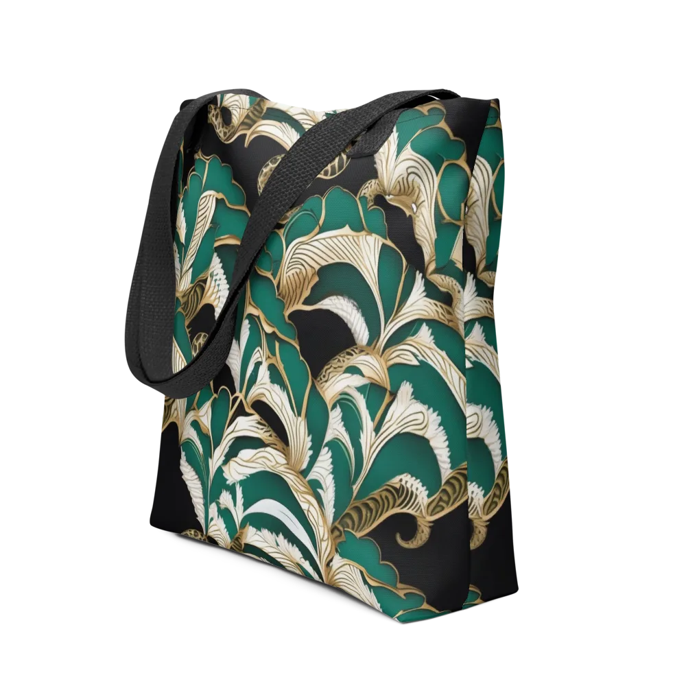 Emerald Serpent Garden on Tote Bag — Front