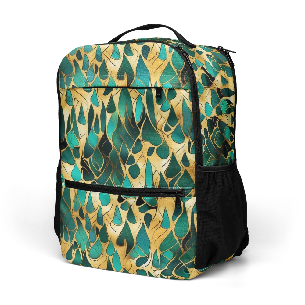 Gilded Coral on Utility Backpack — Left Front