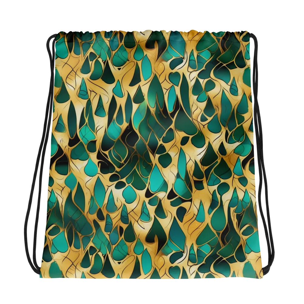 Gilded Coral on Drawstring Bag — Photo