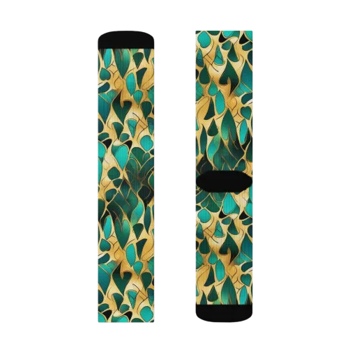 Gilded Coral on a Socks