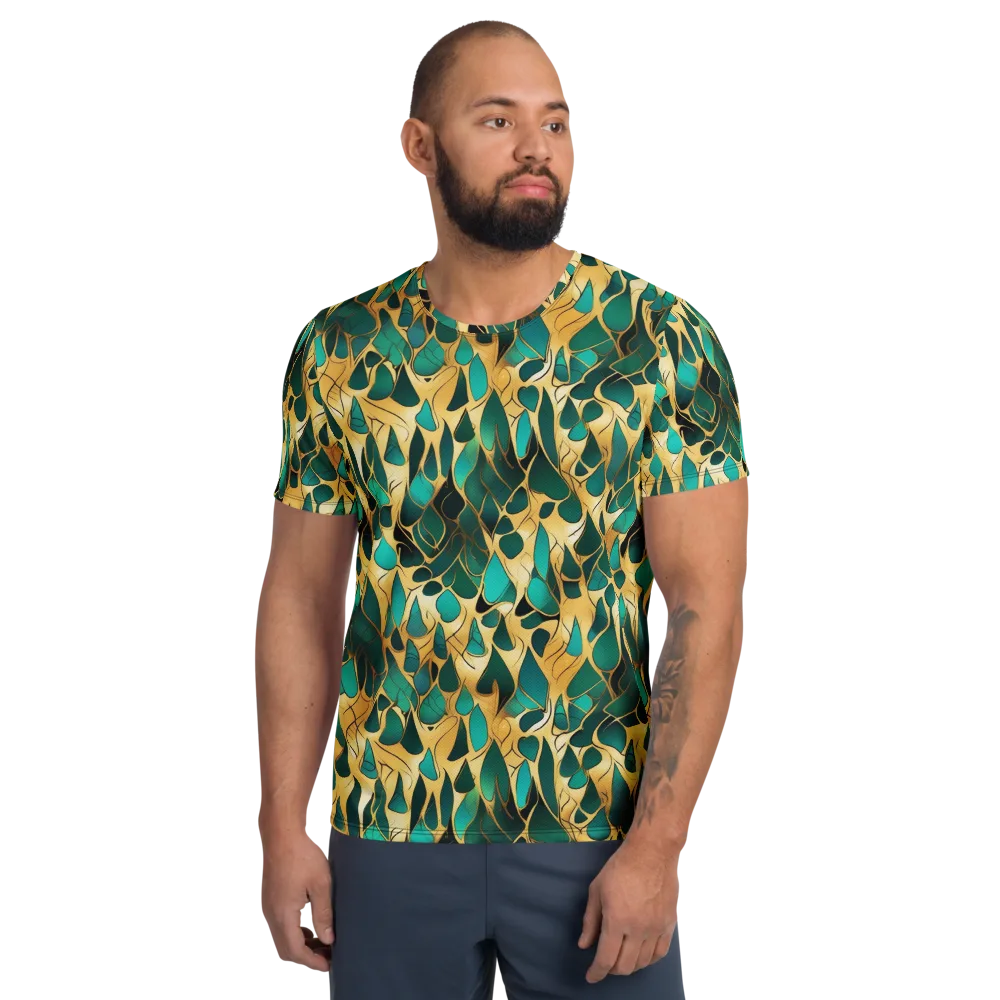 Gilded Coral on Men's Athletic T-Shirt — Front