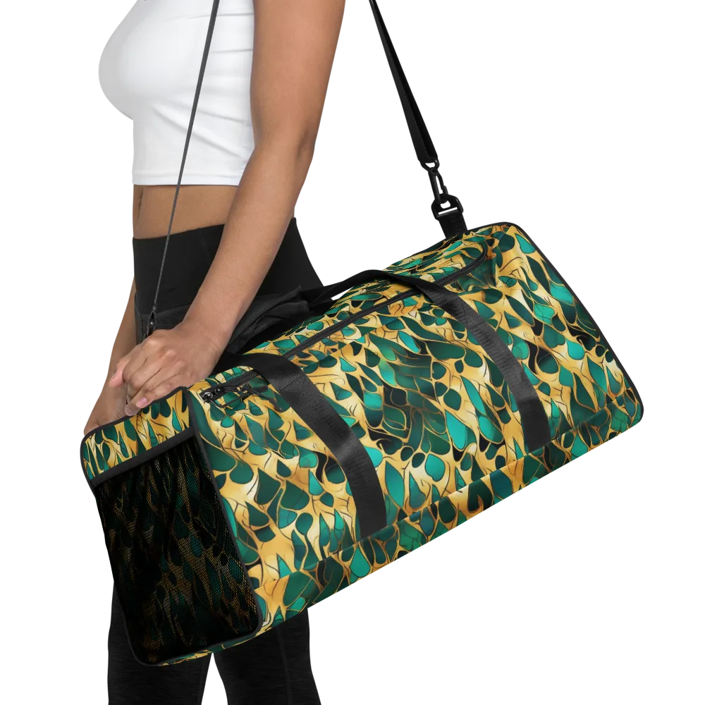 Gilded Coral on Duffle Bag — Front