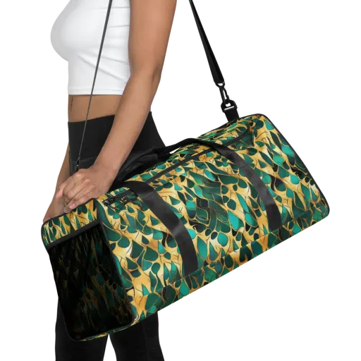 Gilded Coral on a Duffle Bag