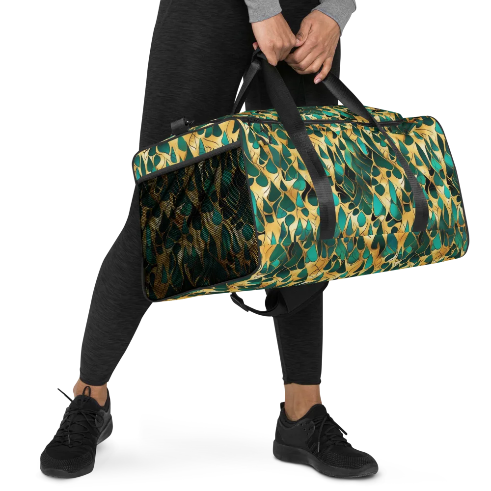 Gilded Coral on Duffle Bag — Right Front
