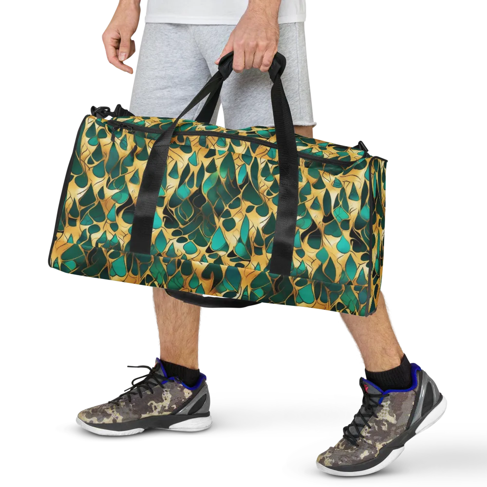 Gilded Coral on Duffle Bag — Front