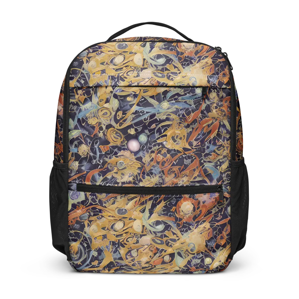 Quantum Symmetry on Utility Backpack — Front