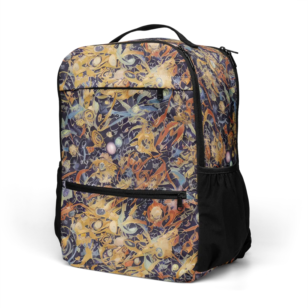 Quantum Symmetry on Utility Backpack — Left Front