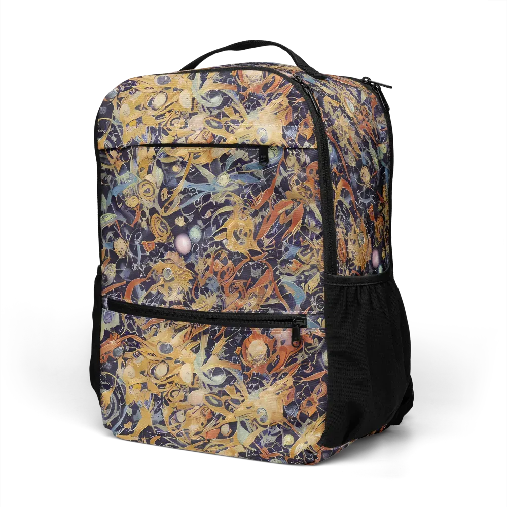Quantum Symmetry on Utility Backpack — Left Front