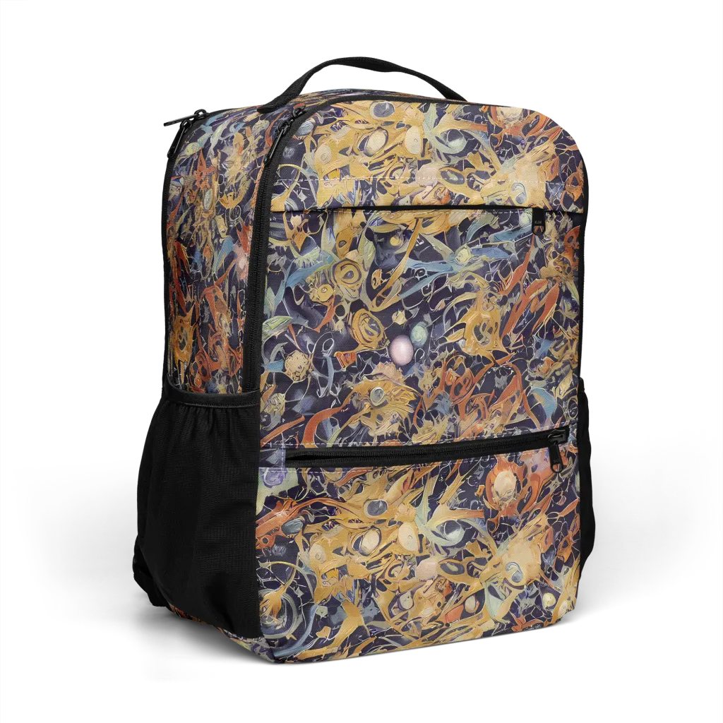 Quantum Symmetry on Utility Backpack — Right Front