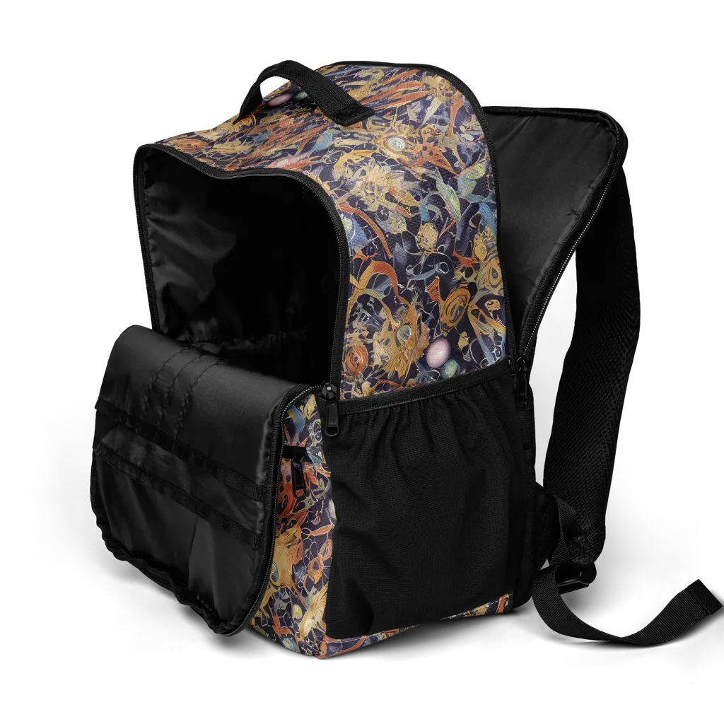 Quantum Symmetry on Utility Backpack — Product details 2