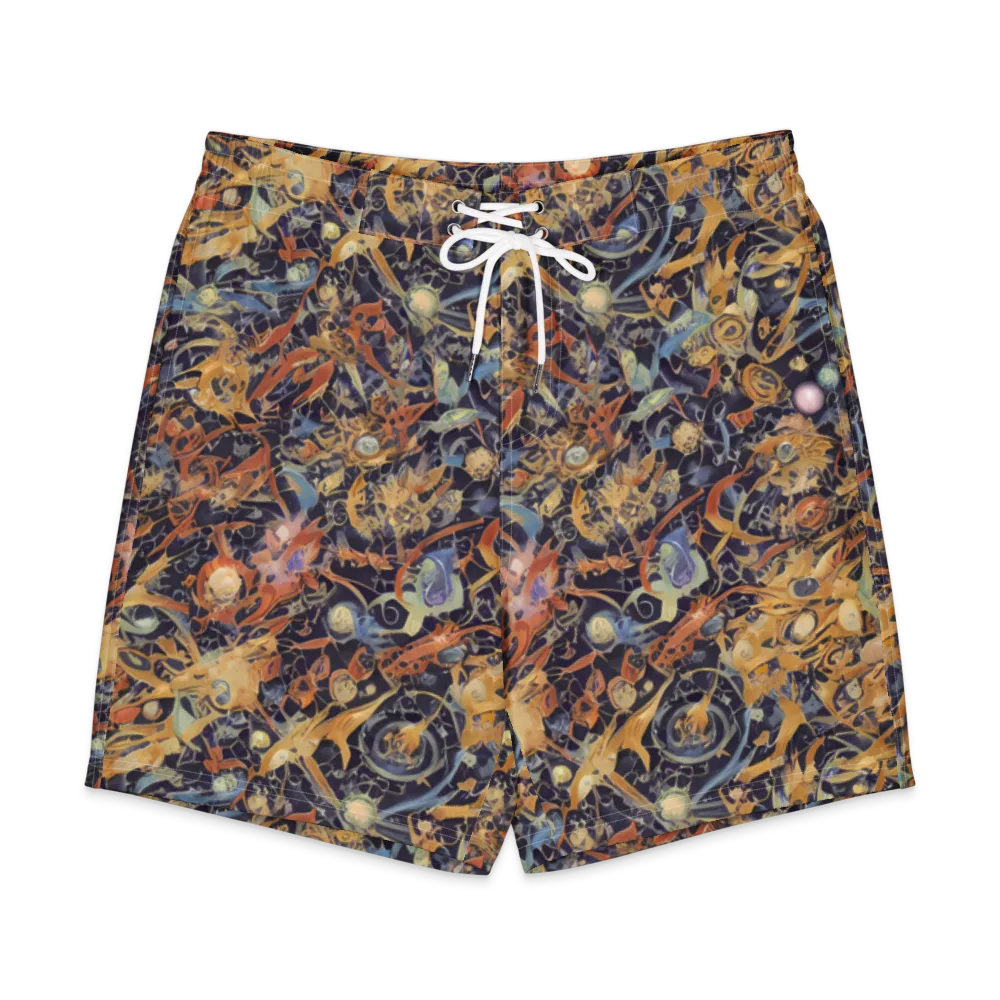 Quantum Symmetry on Men's Board Shorts — Front