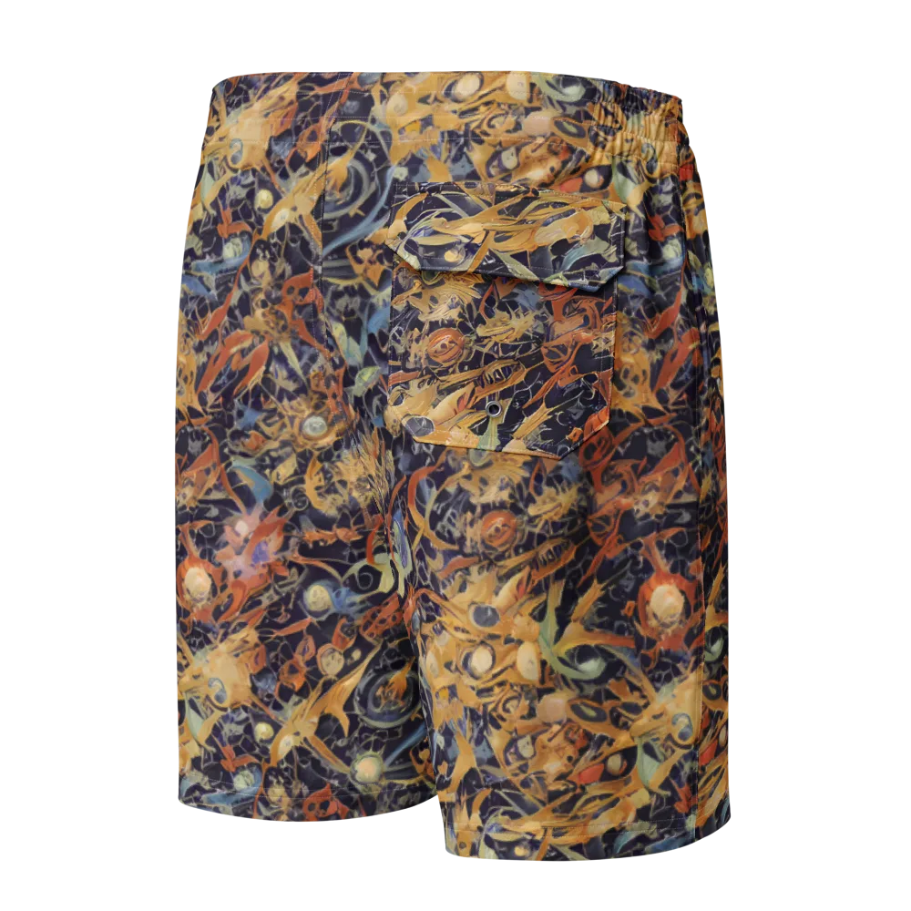 Quantum Symmetry on Men's Board Shorts — Back