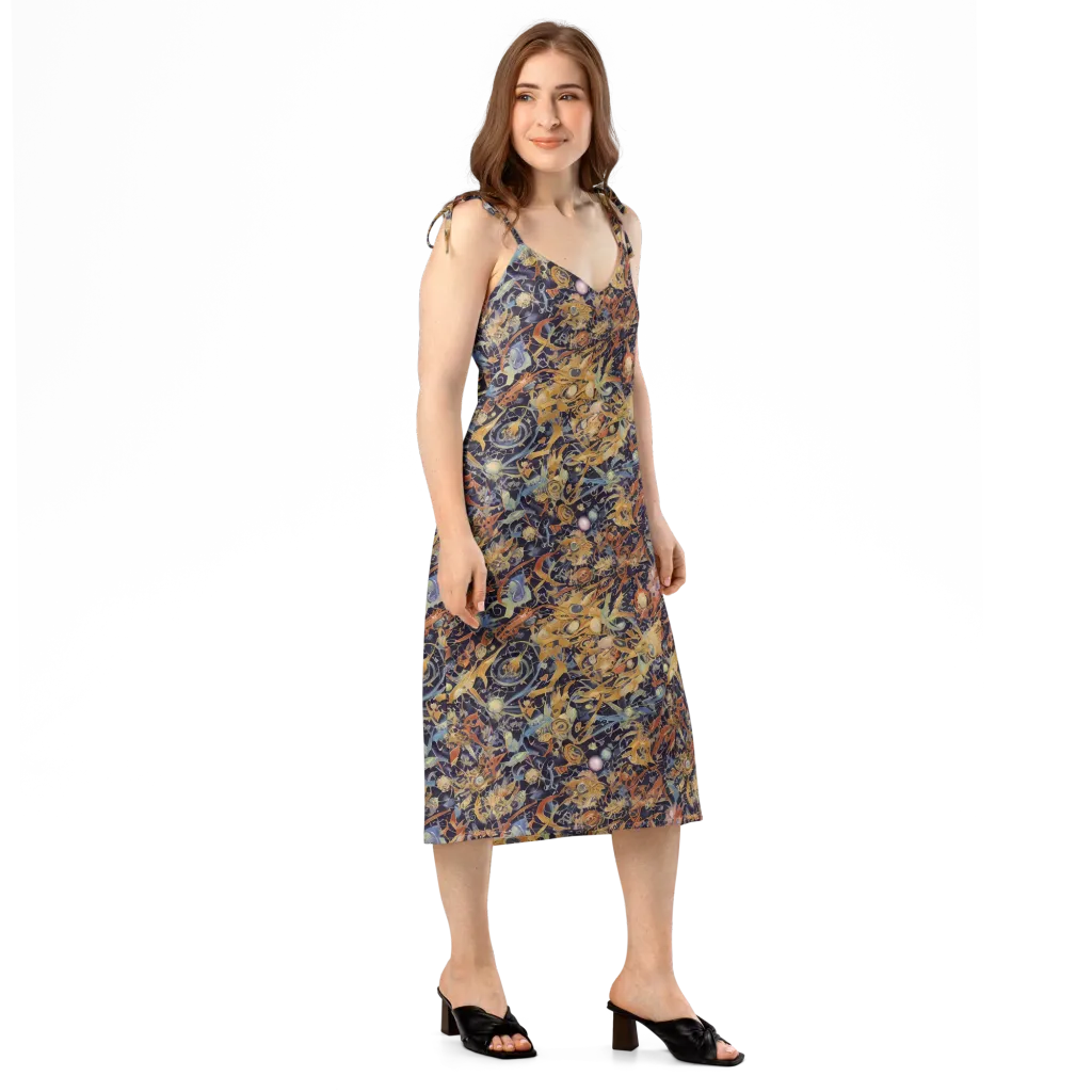 Quantum Symmetry on Slip Dress — Right Front