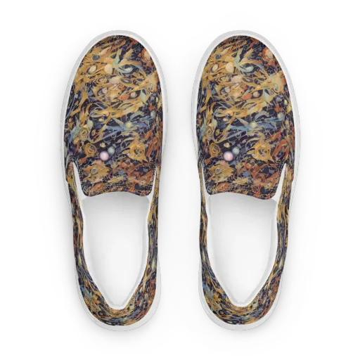 Quantum Symmetry on a Women's Slip-On Canvas Shoes