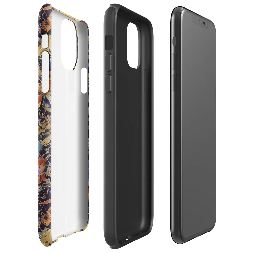 Quantum Symmetry on Tough Case for iPhone® — Right