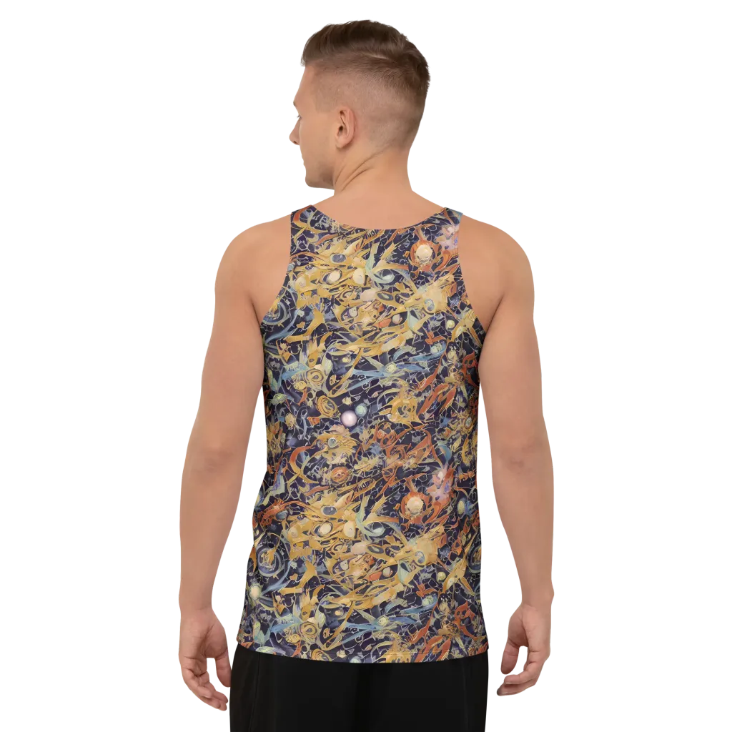 Quantum Symmetry on Men's Tank Top — Back