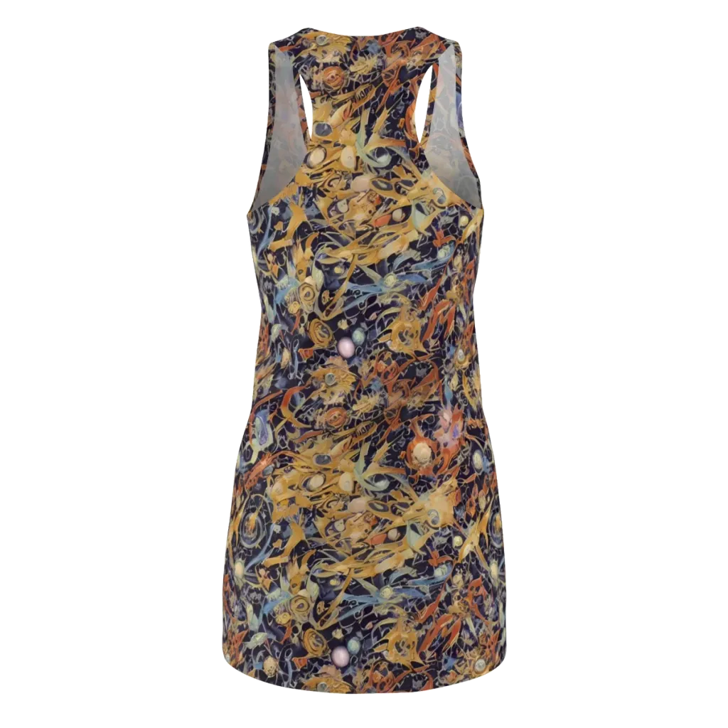 Quantum Symmetry on Racerback Dress — Back