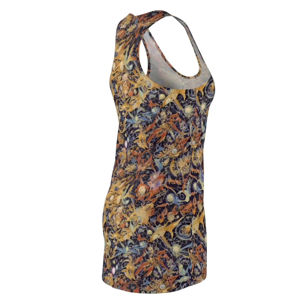 Quantum Symmetry on Racerback Dress — Back Side