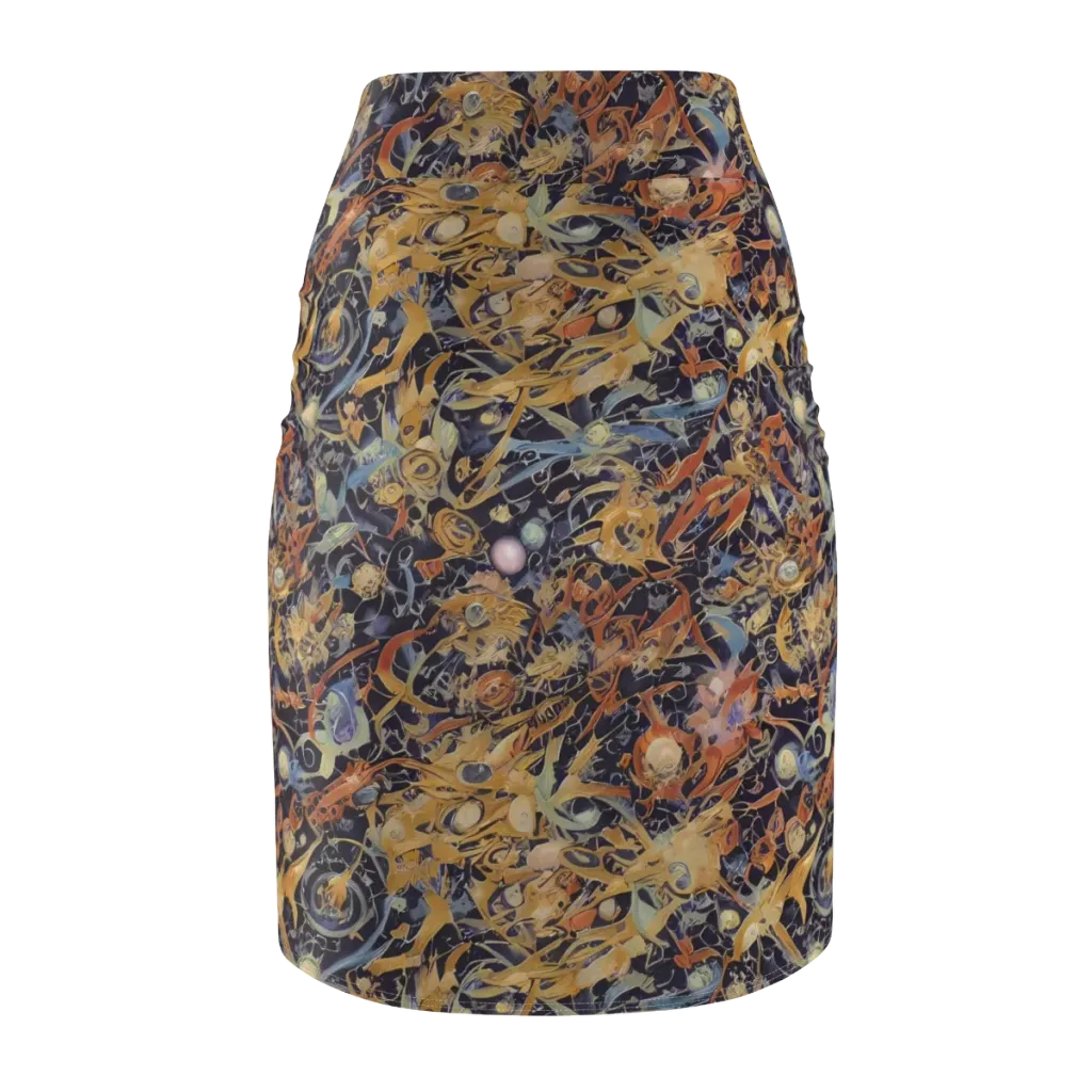 Quantum Symmetry on Pencil Skirt — Back