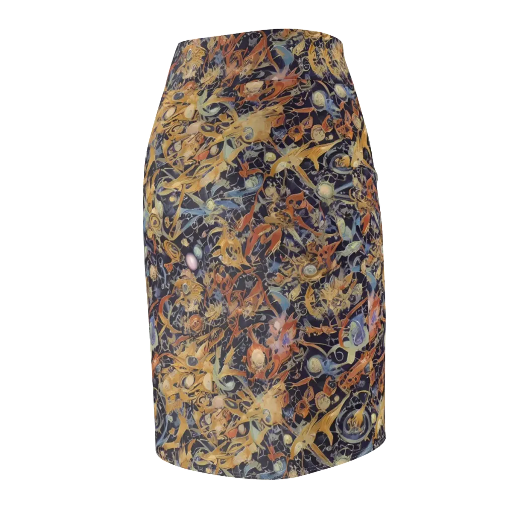 Quantum Symmetry on Pencil Skirt — Back Side