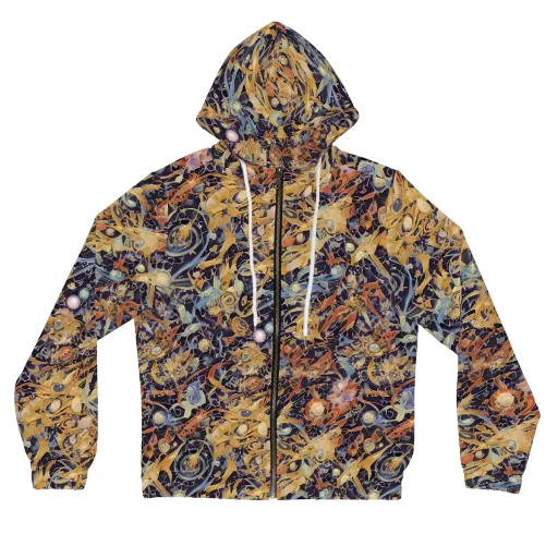 Quantum Symmetry on a Women's Full-Zip Hoodie