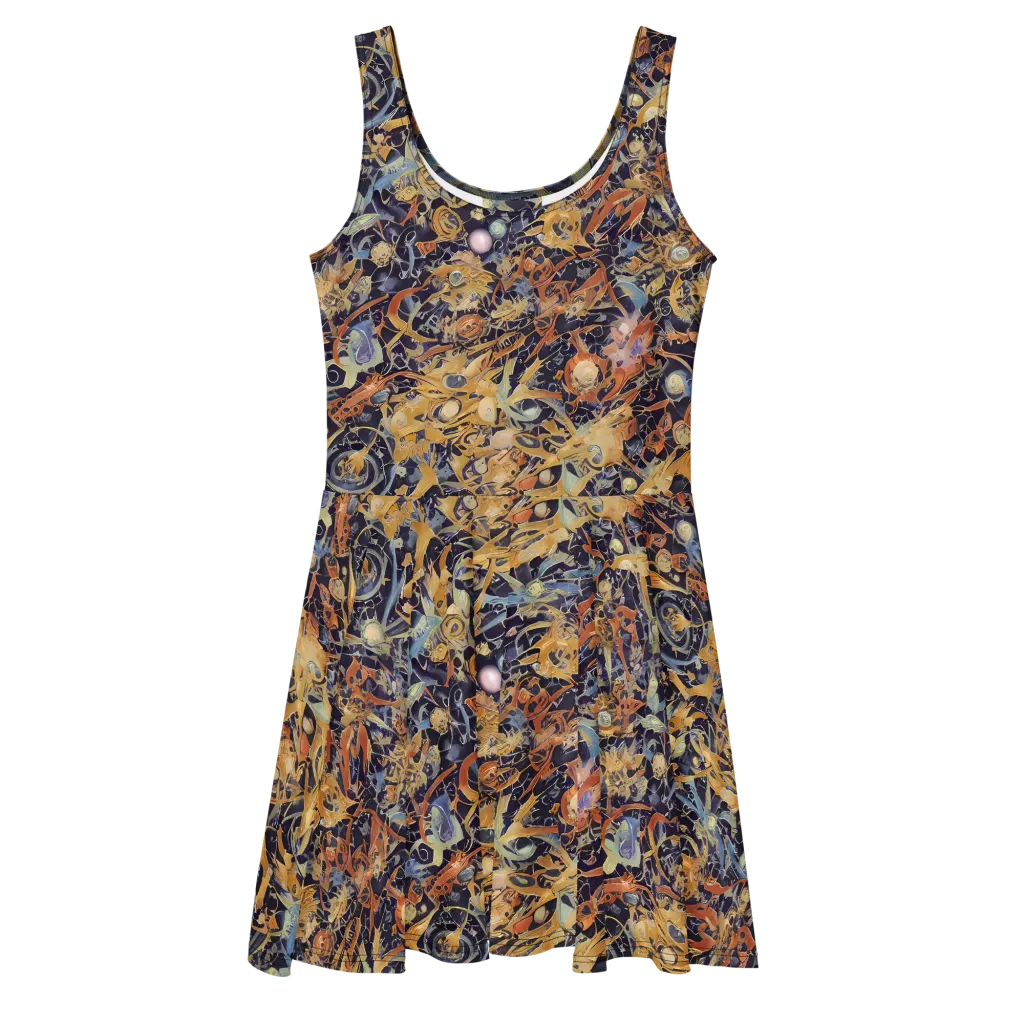 Quantum Symmetry on Skater Dress — Front