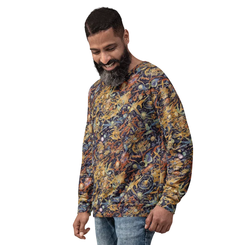 Quantum Symmetry on Sweatshirt — Left Front