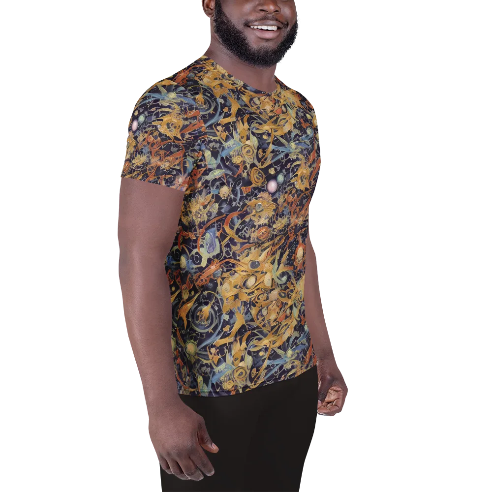 Quantum Symmetry on Men's Athletic T-Shirt — Right