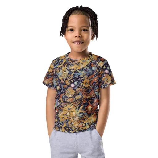 Quantum Symmetry on a Kids Crew Neck T-Shirt