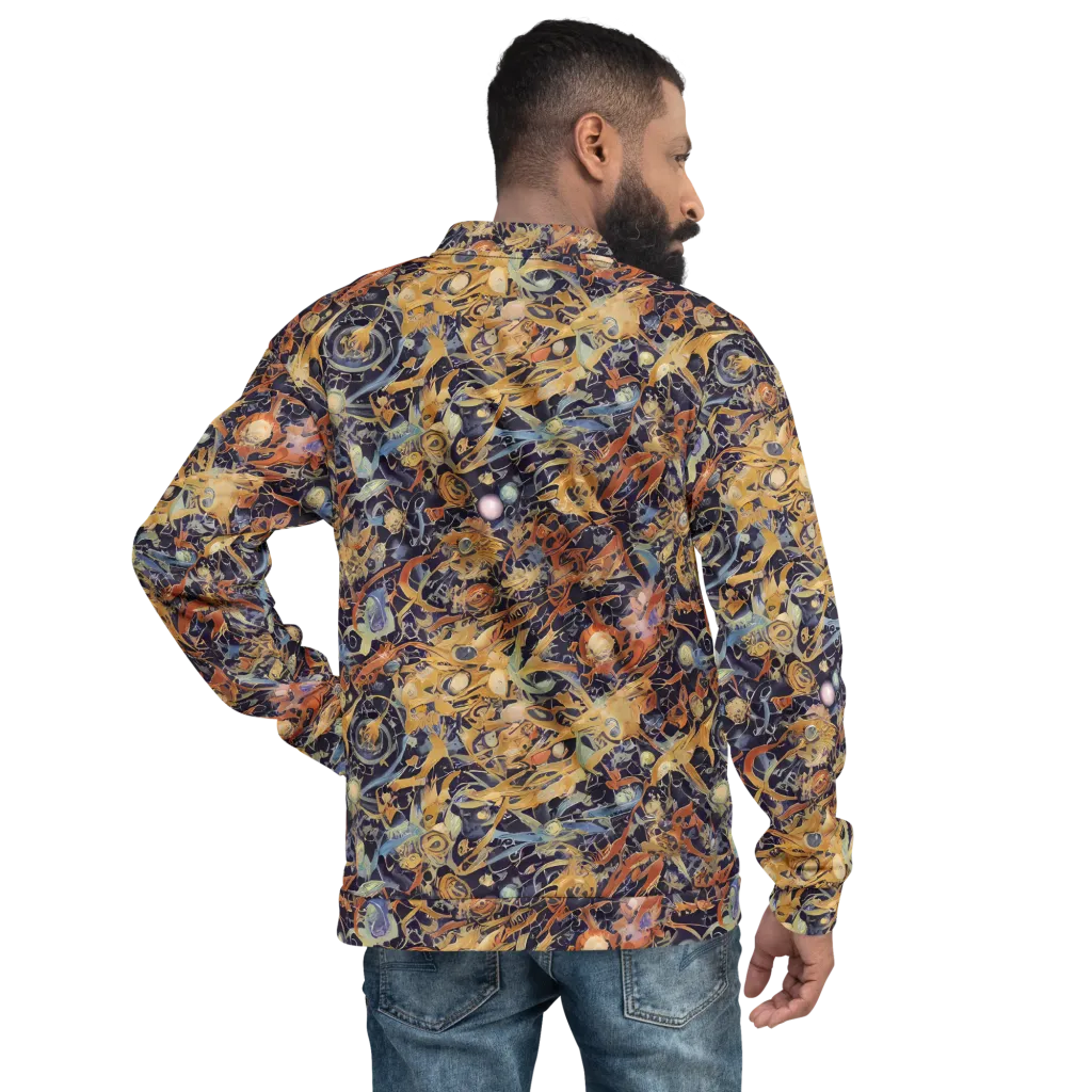 Quantum Symmetry on Bomber Jacket — Back