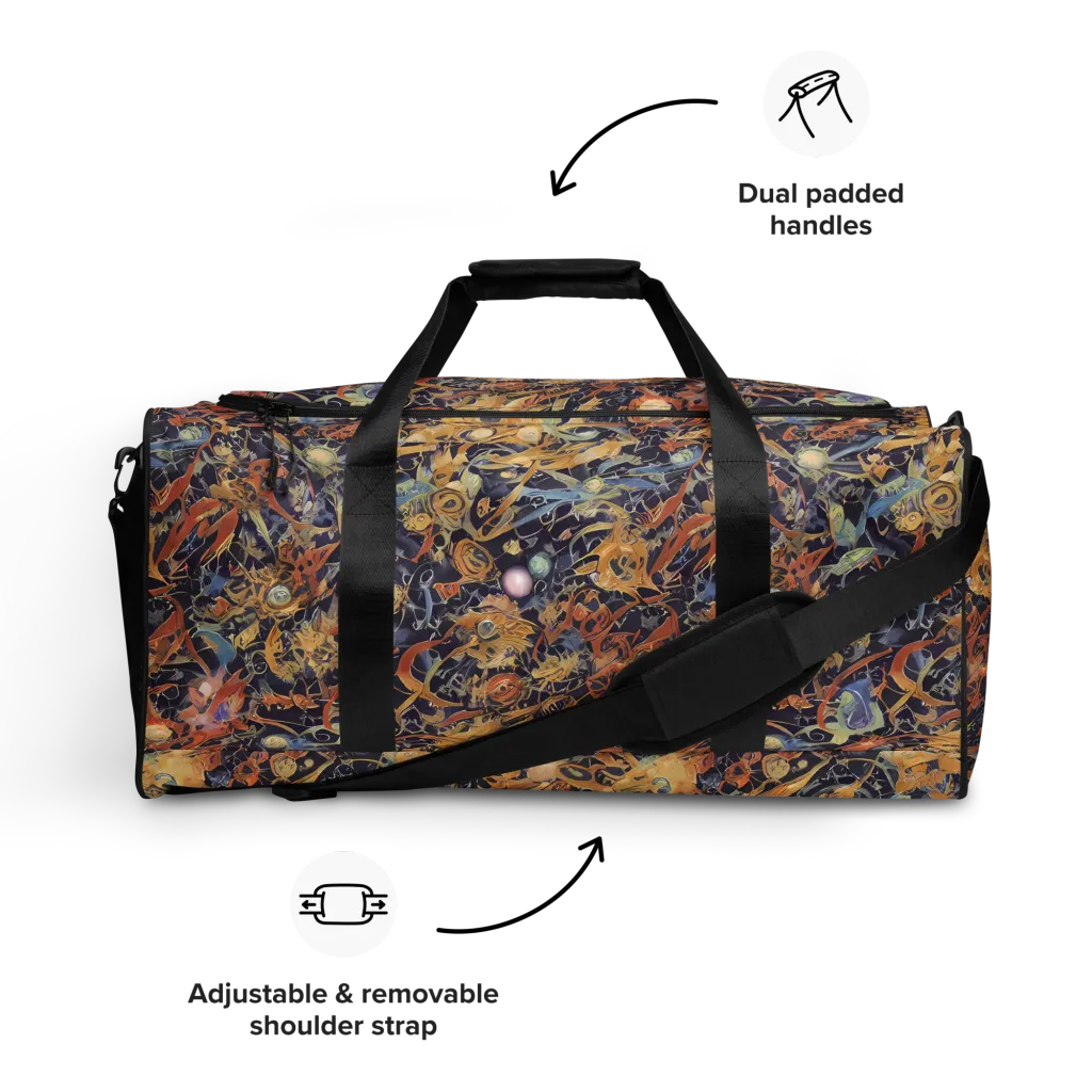 Quantum Symmetry on Duffle Bag — Front