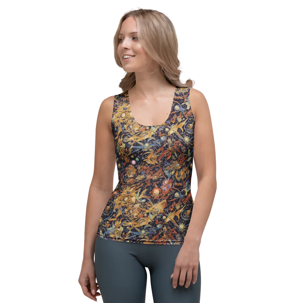 Quantum Symmetry on Women's Tank Top — Front