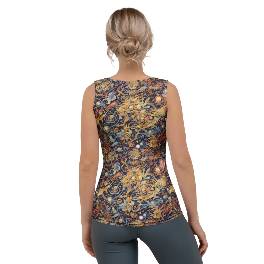 Quantum Symmetry on Women's Tank Top — Back