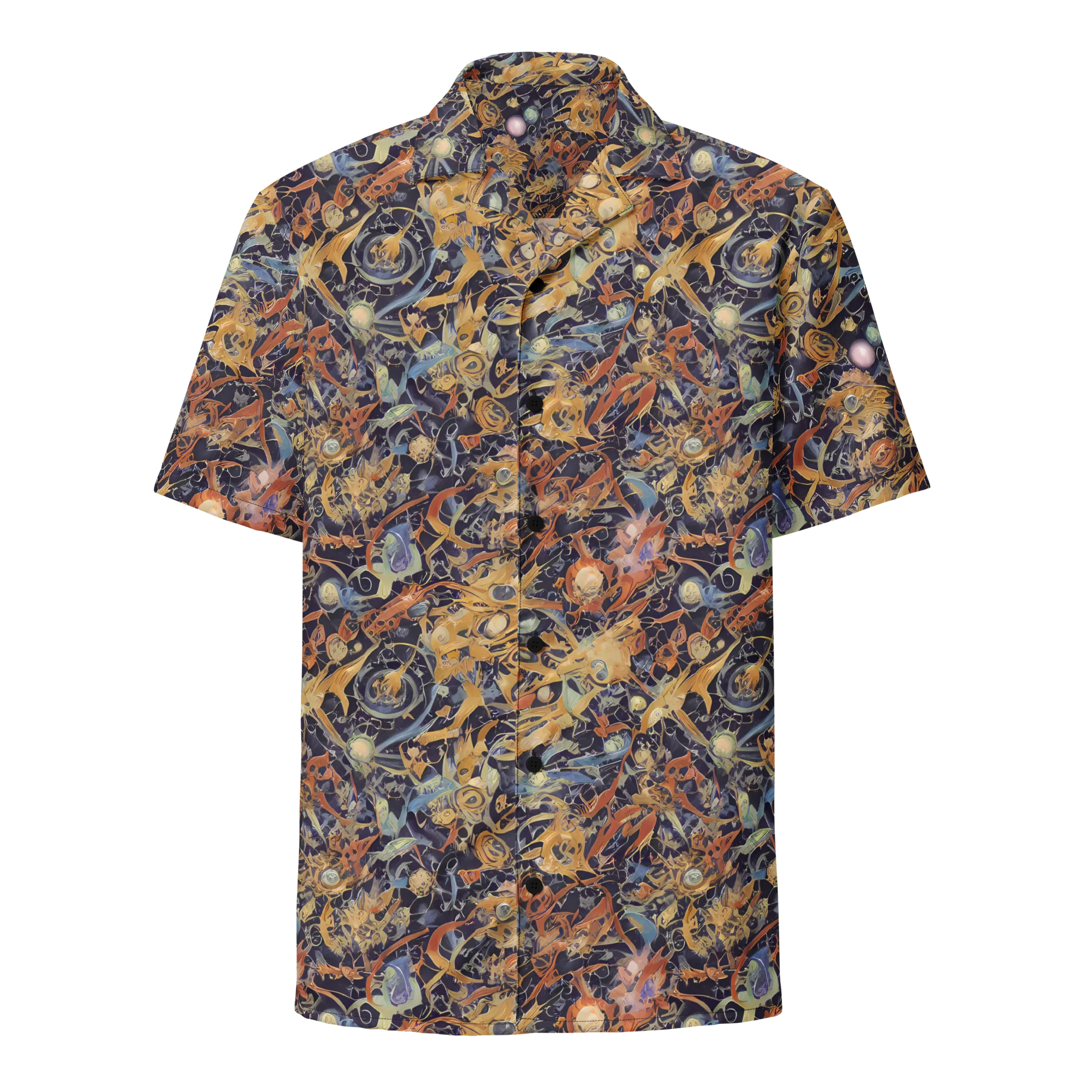 Quantum Symmetry on Button Shirt — Front