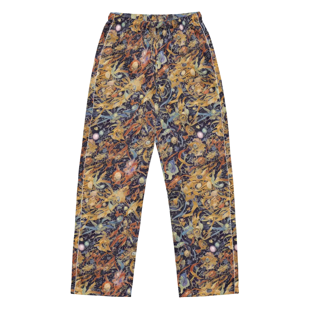 Quantum Symmetry on Women's Pajama Pants — Front