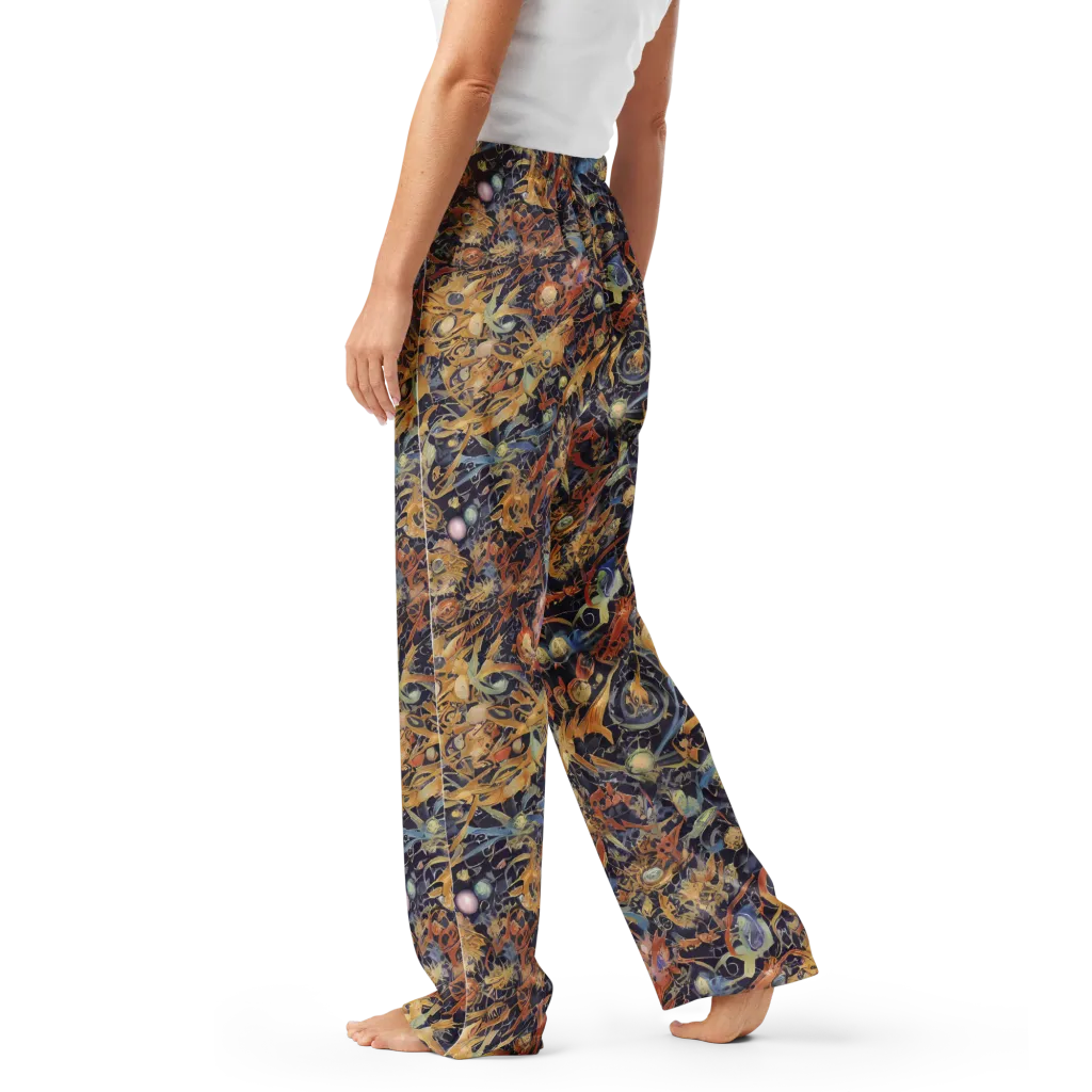 Quantum Symmetry on Women's Pajama Pants — Left