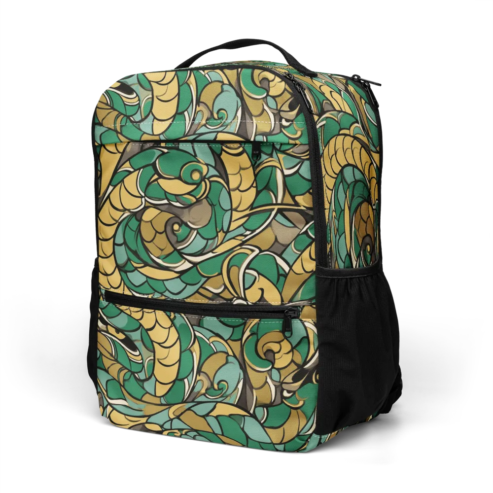 Verdant Dragonwork on Utility Backpack — Left Front