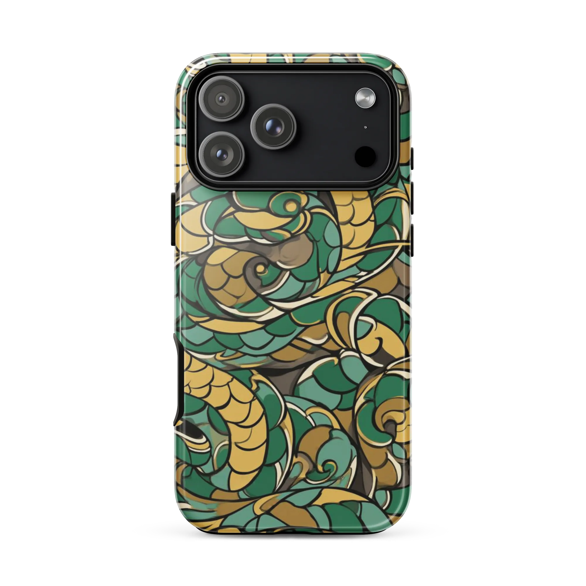 Verdant Dragonwork on Tough Case for iPhone® — Front